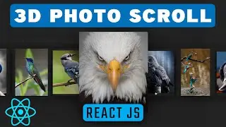 React JS - 3D Photo Scrolling Gallery with React JS and Tailwind CSS