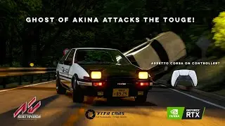 Ghost of Akina Attacks the Touge! | How to play Assetto Corsa on Controller