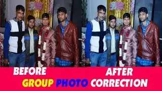 Easy Process Of Group Photo Correction | Use Curves Preset | Easy Way Of Group Photo Correction