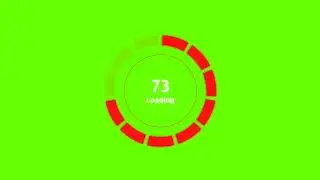 loading green screen logo video
