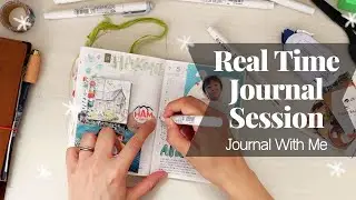 Real Time Journaling: Creative Journal With Me Hobonichi Techo