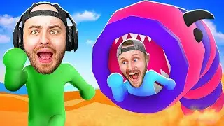 Being SWALLOWED by a Giant Worm (Last Train Outta Wormtown)