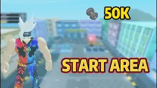 *Crazy* Challenge to only grind energy at Start area on Roblox Strongman Simulator !