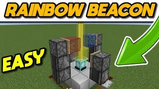 Minecraft Rainbow Beacon Tutorial 