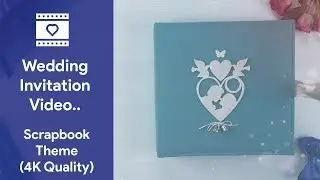 Scrapbook  - 4K Wedding Invitation Sample | Starts at ₹ 399 or $ 5.99 | VideoInvites.net