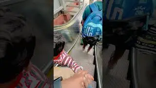 Funny escalator #shorts #viral #trending #funny #lift #baby #adventure #style #enjoy #youtubeshorts