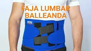 BODY CARE® - Faja lumbar ballenada
