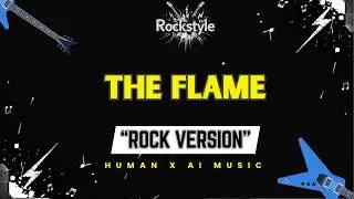 The Flame – Cheap Trick (Rock Version) | RockStyle Lyric Video | Emotional Power Ballad