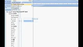 How to change font color, size and font family of text in ms word 2007