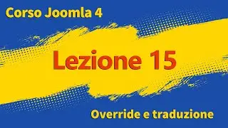 Lezione 15 - Override e traduzione delle estensioni