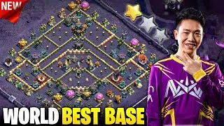 TOWN HALL 17 WORLD BEST BASE LINK| ANTI 2 STAR TH17 WAR BASE LAYOUT - COC BASE LINK 2025