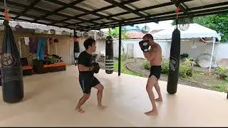 Muay Thai: boxing only sparring