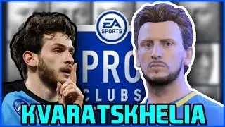 FIFA 23 KVARATSKHELIA Pro Clubs Look alike