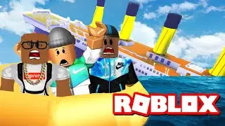 SURVIVE A SINKING SHIP IN ROBLOX (Reupload)
