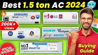 Don't Buy wrong AC⚠️ Best 1.5 ton Inverter AC in India 2024🥶 [AC Buying Guide 2024]🔥 Best AC in 2024
