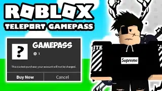 Roblox Studio - HOW TO MAKE A TELEPORT GAMEPASS