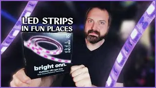 A Cool Way To Use LED Light Strips (onn. LED Light Strip)