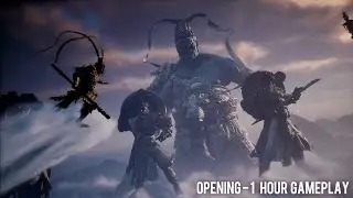 Black Myth: Wukong Opening Scene & 1 Hour gameplay - PS5 No Commentary [4K HDR 60]
