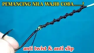 Proven effective!!! how to tie a fishing hook fishing line with an anti-twisting moss bait base