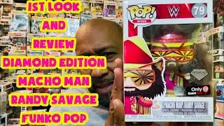 1st Look Diamond Edition Macho Man Randy Savage Funko Pop