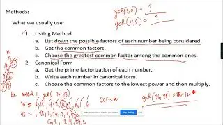 Lesson 3.1 Number Theory: Greatest Common Divisor GCD