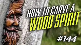 How to Carve a Wood Spirit #144 | Crooked Chisel TV | Learn to Carve