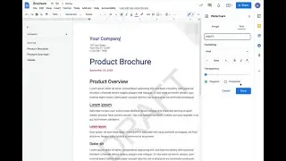Google Docs Now Lets You Add Text Watermarks to Documents