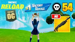 54 Elimination Solo Vs Squads Reload Zero Builds Gameplay Win🏆(NEW GAMEMOD!! Fortnite Reload)