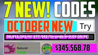 ⚠️OCTOBER NEW⚠️PROMO CODES FOR BLOX FRUIT ROBLOX OCTOBER 2023