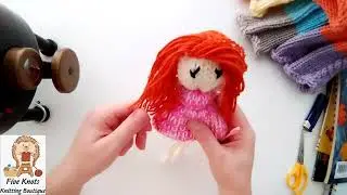 Knitting a Dolly on my Knitting Machine