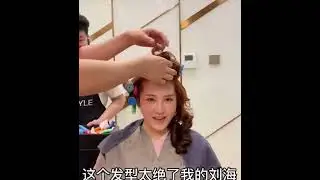 Long wavy hair korean style Asian girl haircuts hair dye hair perm hair style hair transformation