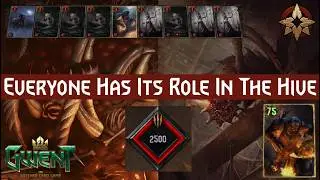 Gwent | Monsters | Arachas Swarm Glustyworp Consume feat. Necromancer's Tome & She-Troll