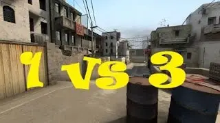 CS:GO How to 1 vs 3 at MGE