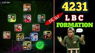 OMG 🤩 4-2-3-1 Formation in efootball 2024 || long ball counter formation efootball 24