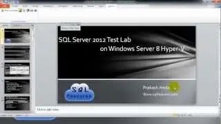 Windows Server 8 Hyper-V Lab running from VHD