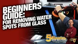 Beginner's Guide for Removing Water Spots from Glass