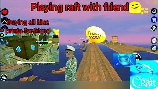 Survival & Craft: Multiplayer | play with friends | playing raft with friend online | gameplay🏝️