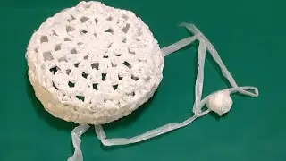 Crochet easy thread without interruption with plastic bags