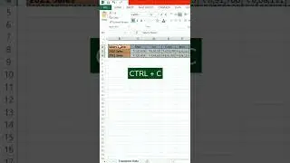 Transpose data in #excel #exceltips #excelformulas