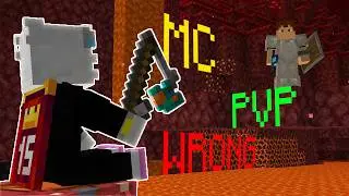 Doing Minecraft PVP the WRONG way