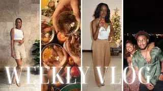 WEEKLY VLOG| Jamaican Friendsgiving, home making & More| GabxCaroline