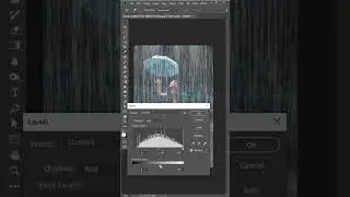 Rain effect Photoshop ~adobe tutorials #photoshop #illustrator #adobephotoshop