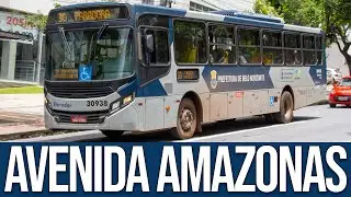 Avenida Amazonas (Belo Horizonte/MG) - Movimentação de Ônibus 