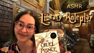 ASMR Library Roleplay ♥ Sweet Librarian GENTLY WHISPERS you book recommendations