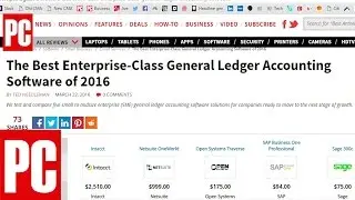 The Best Enterprise-Class General Ledger Accounting Software of 2016