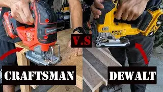 Craftsman vs. Dewalt Jigsaw Comparison! (Craftsman's better?)