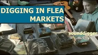 Akai mpc head digging in flea markets - beat making - crate digging - mpc live