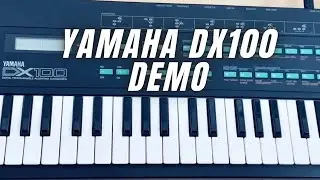Yamaha DX100 Demo (no talking)
