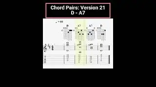 Chord Pair Collection Vol . 4  #guitar #chords #music