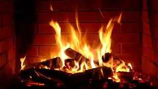 Огонь 10 часов Камин 4К | Fireplace 4k 10 hours